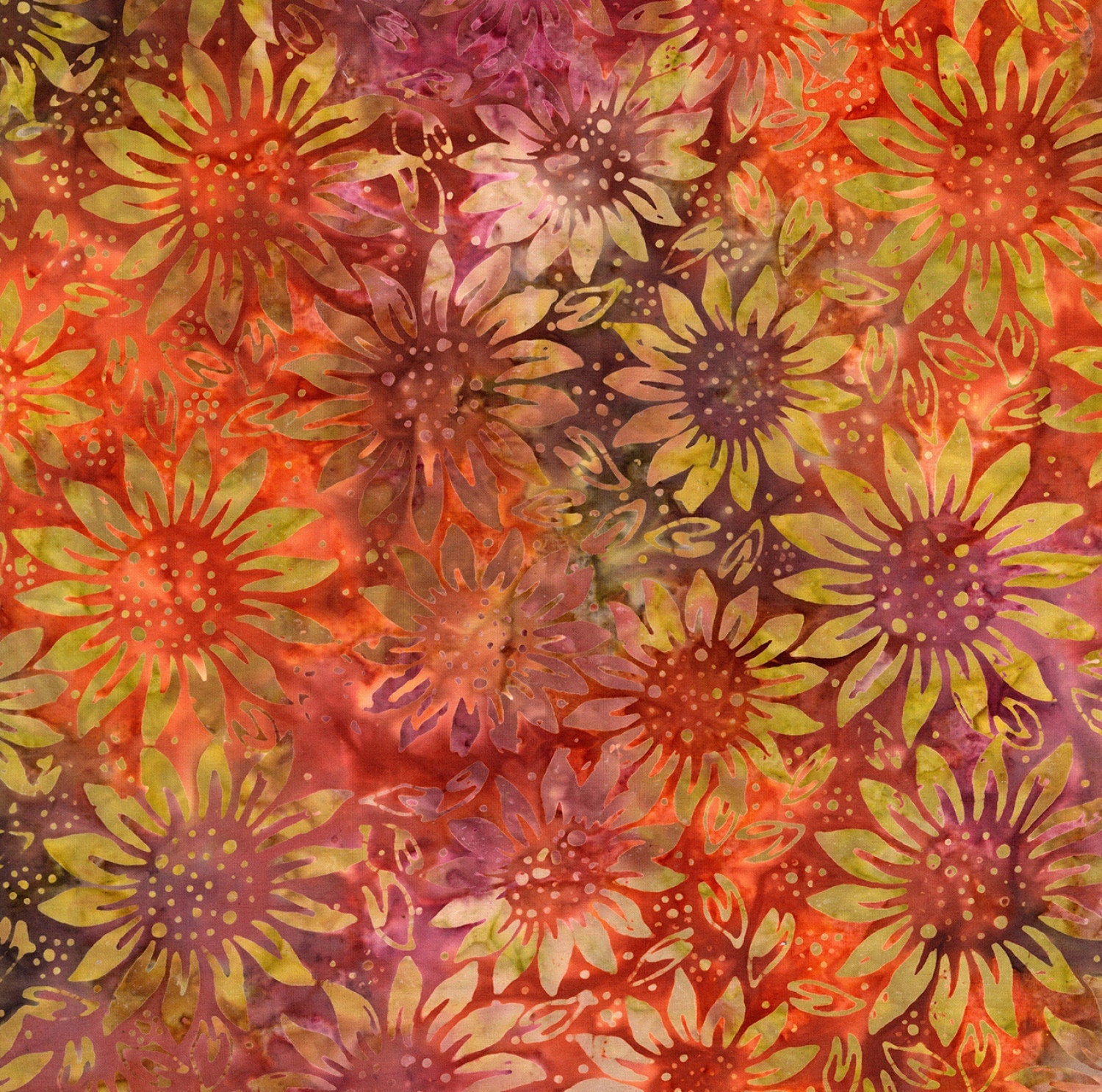 Cider Batik 10" Squares, Timeless Treasures Treat-Square42 Cider, 10" Precut Autumn Fall Batik Cotton Quilt Fabric Squares
