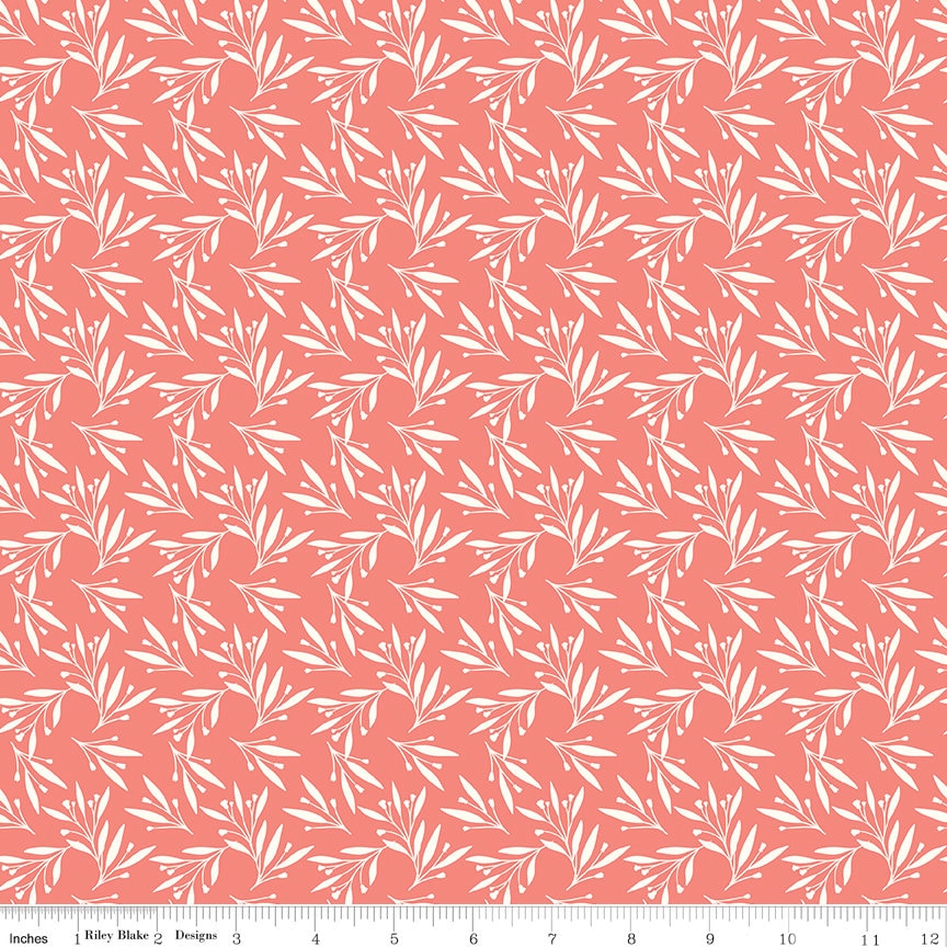Feed My Soul Rolie Polie, Riley Blake RP-14550-40, 2.5" Precut Green Blue Red Floral Fabric Strips, Sandy Gervais