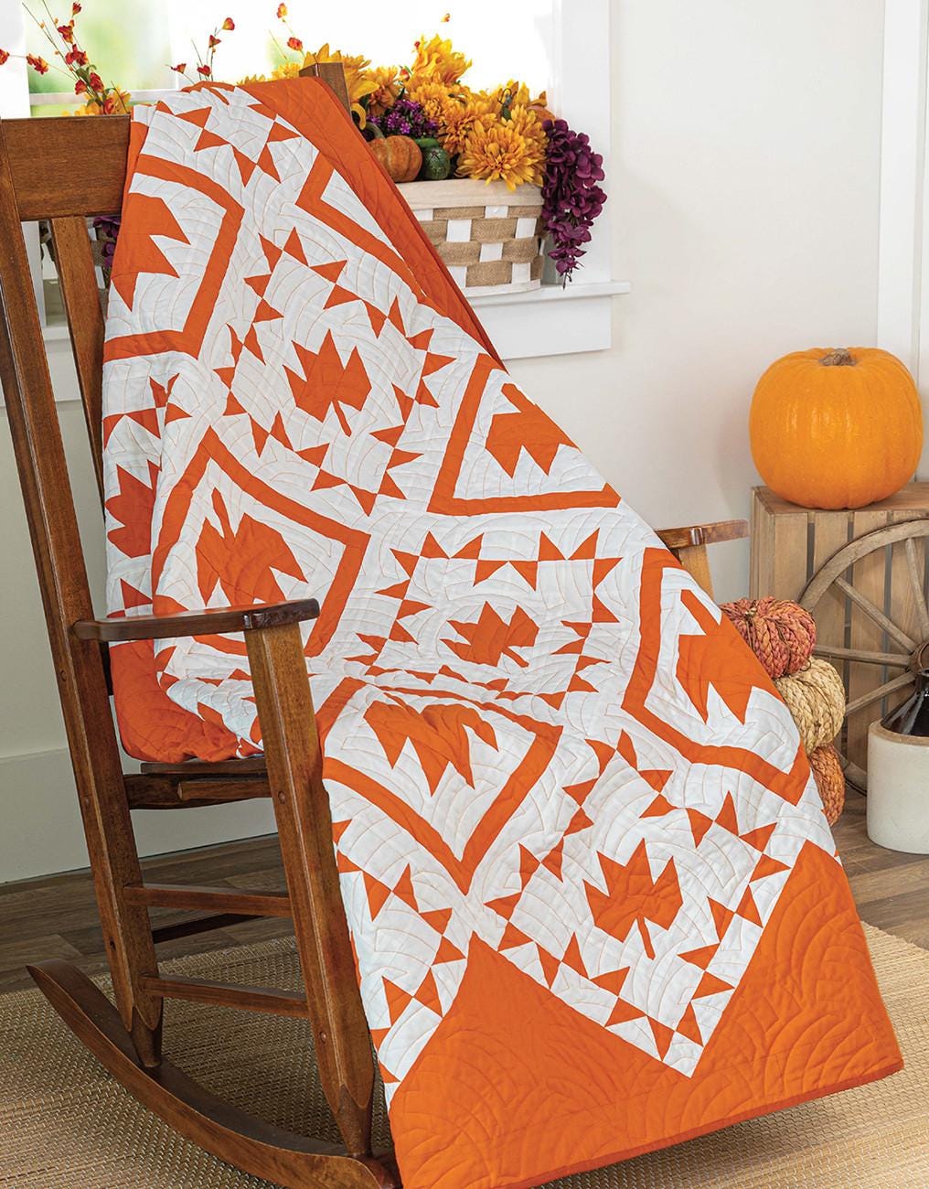 Autumn Quilting with Wendy Sheppard Quilt Pattern Book, Annie's 1415301, 9 Fall Quilting Projects, Leaf Leaves Quilts