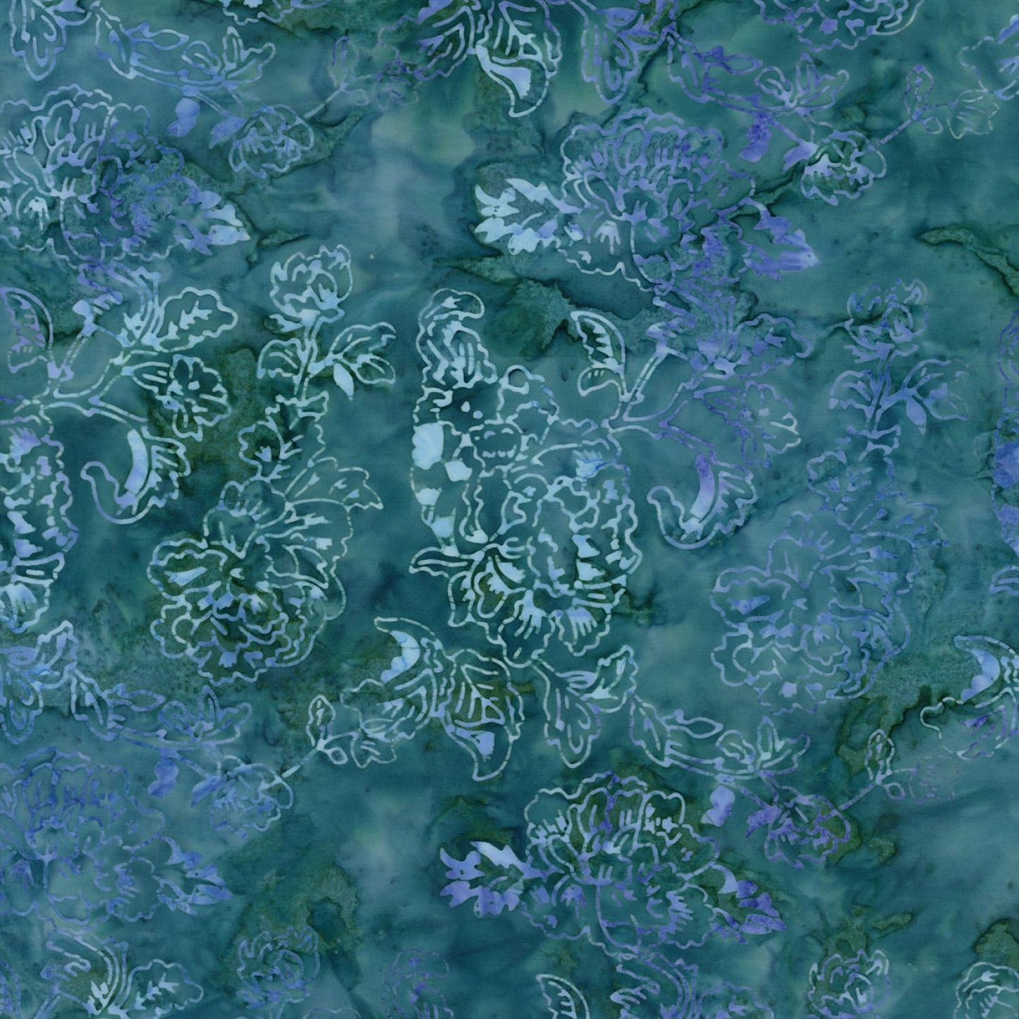 Moonlit Batik 10" Squares, Timeless Treasures Treat-Square42 Moonlit, 10" Precut Blue Tan Cream Batik Quilt Fabric Squares