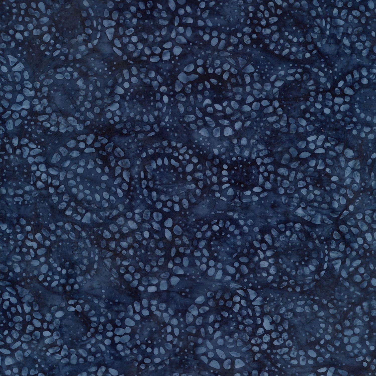 Moonlit Batik 10" Squares, Timeless Treasures Treat-Square42 Moonlit, 10" Precut Blue Tan Cream Batik Quilt Fabric Squares