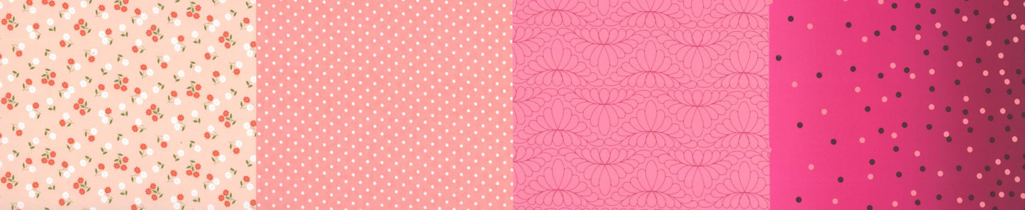 Celebrating 50 Years of Moda Dessert Roll, Moda 33800DR, 5" Precut Multicolored Quilting Fabric Strips, Multiple Artists
