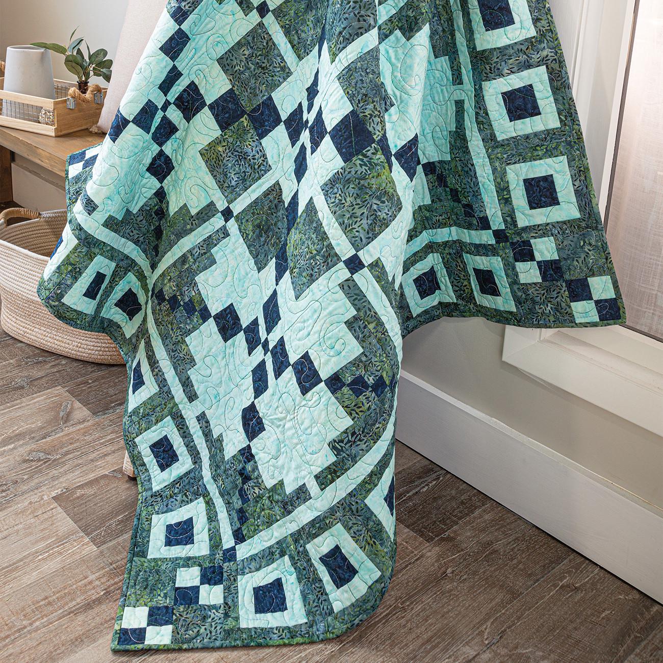 Creative Log Cabin Quilts Pattern Book, Annie's Quilting 1414971, 10 Log Cabin Variation Quilt Projects, Bed Throw Table Quilt Patterns