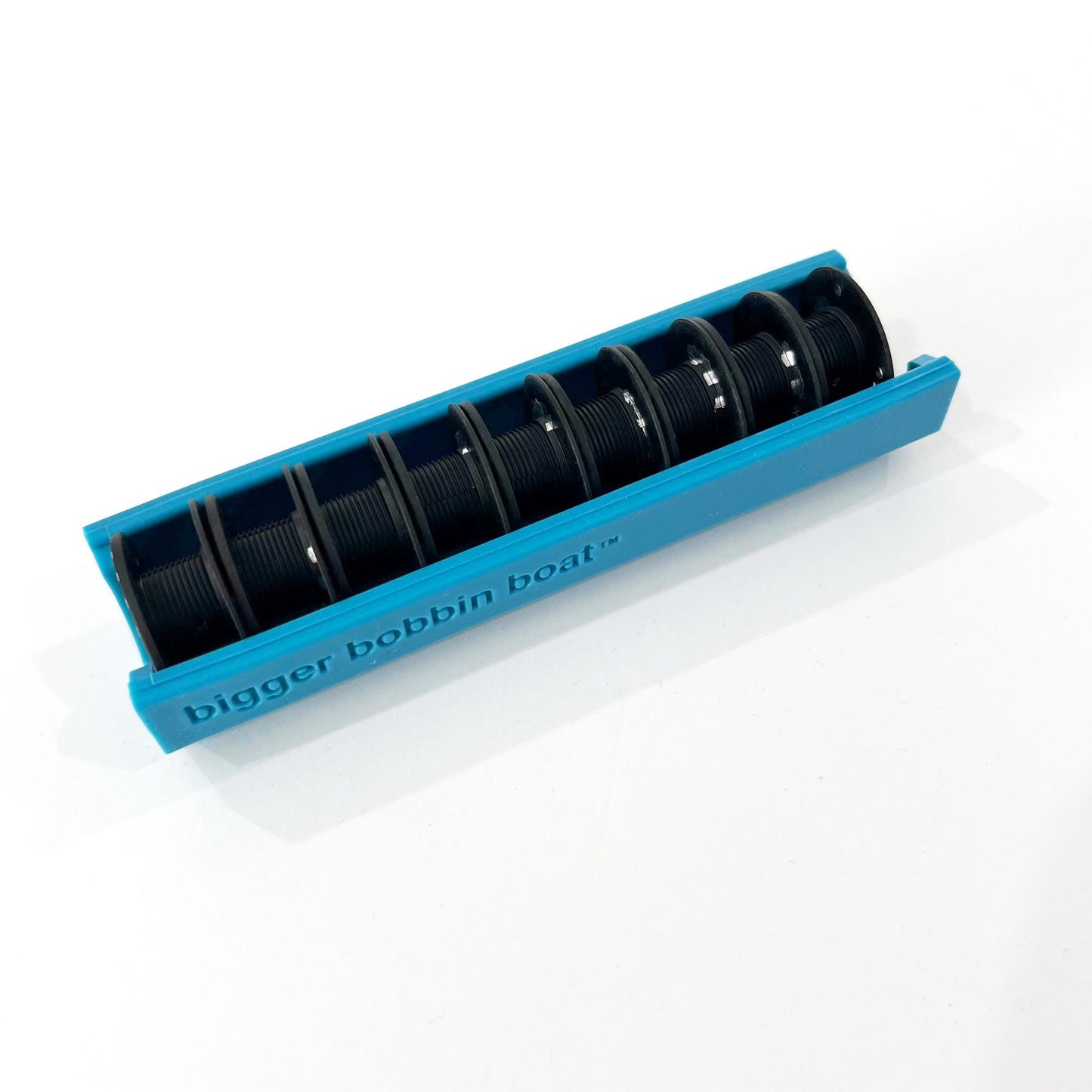 Bigger Bobbin Boat Trio, Dritz 887M, Set of 3 Size M Bobbin Organizers, Long Arm Bobbin Storage Organization, Quilting Sewing Notions