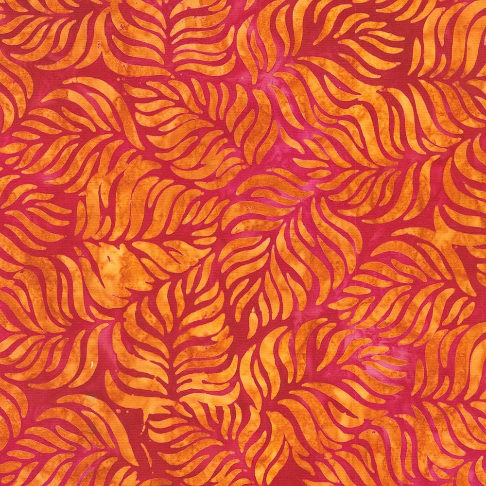 Artisan Batiks Tropical Haven Ten Square, Robert Kaufman TEN-1351-42, 10" Precut Tropical Floral Batik Fabric Squares