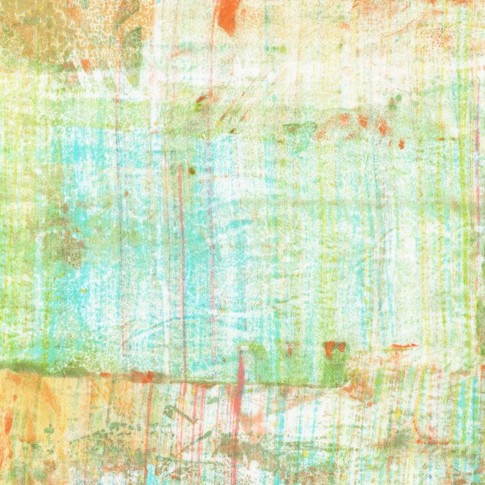 Wishwell Industrial Imprints Ten Square, Robert Kaufman TEN-1368-42, 10" Precut Blue Green Yellow Modern Abstract Fabric Squares