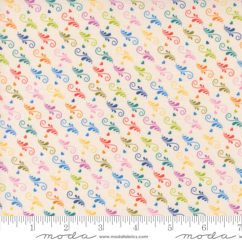 Legendary Love 10" Layer Cake, Moda 45050LC, 10" Precut Pink Green Blue Floral Fabric Squares, Sariditty