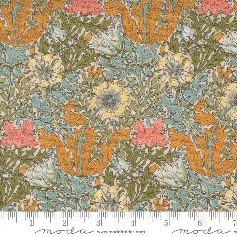 Morris Manor 2.5" Jelly Roll, Moda 8390JR, 2.5" Precut Reproduction Floral Fabric Strips, Jelly Roll Fabric, Barbara Brackman