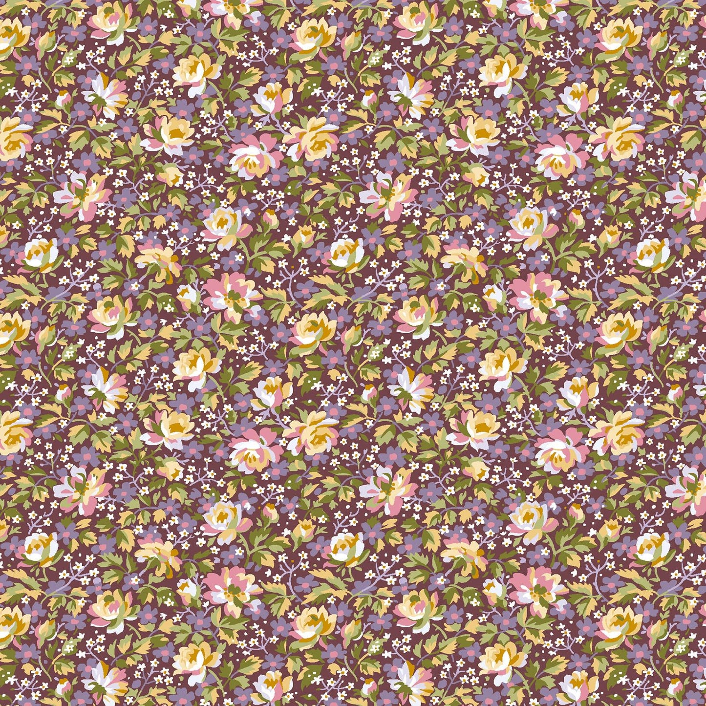 Grand Entrance 2.5" Strips, Maywood Studio ST-MASGREN, 2.5" Precut Pink Green Lavender White Floral Fabric Strips Roll, Gold Metallic Fabric
