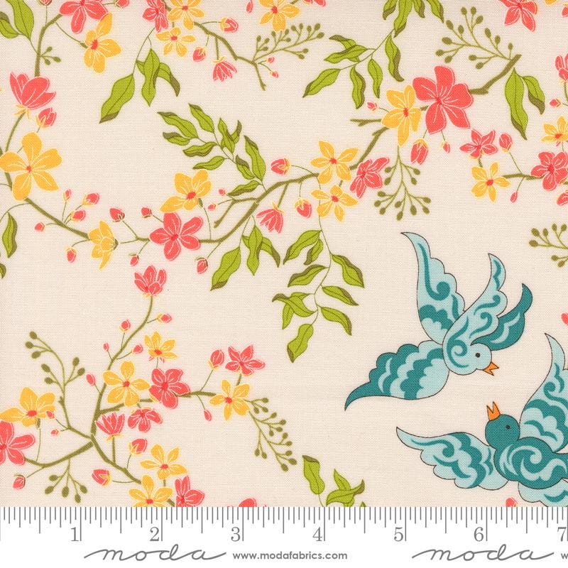 Legendary Love 10" Layer Cake, Moda 45050LC, 10" Precut Pink Green Blue Floral Fabric Squares, Sariditty