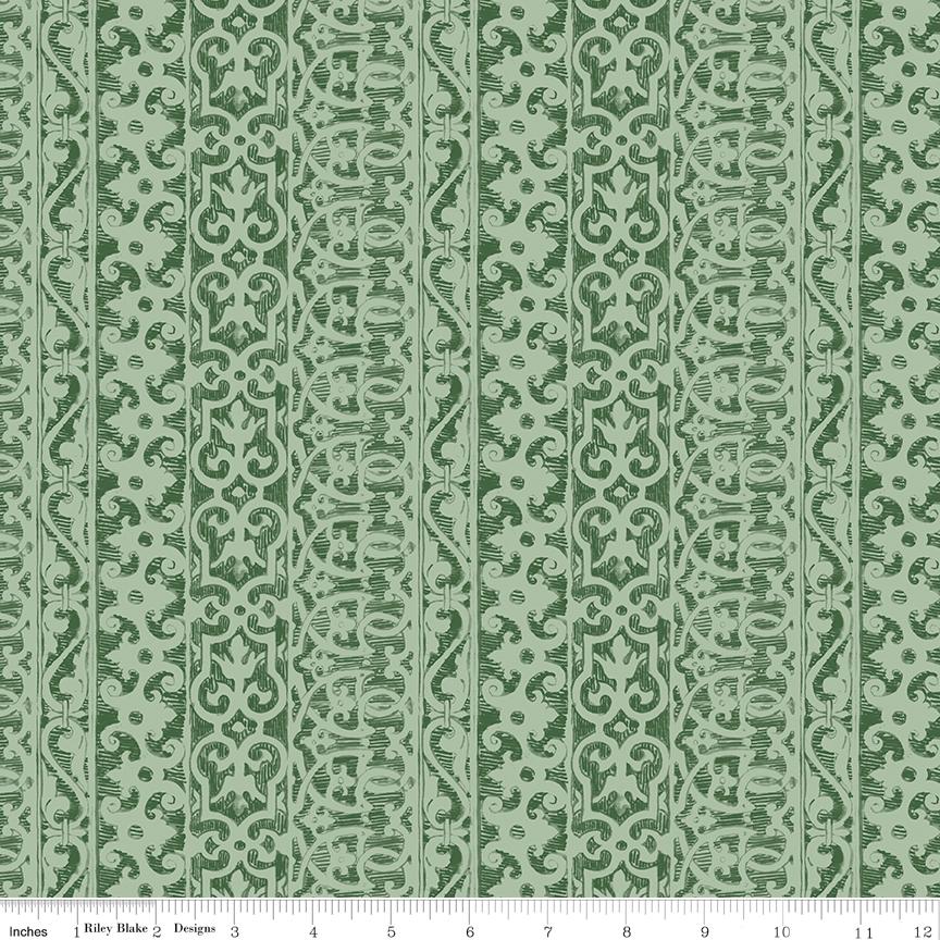 Nature's Portrait 15 Fat Quarter Bundle, Riley Blake FQ-15670-15, Precut 18 x 22 Floral Fabric in Green Pink and Tan, Royal Horticultural