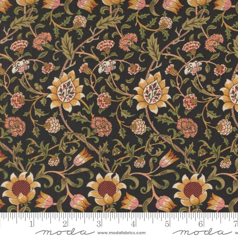 Morris Manor 2.5" Jelly Roll, Moda 8390JR, 2.5" Precut Reproduction Floral Fabric Strips, Jelly Roll Fabric, Barbara Brackman