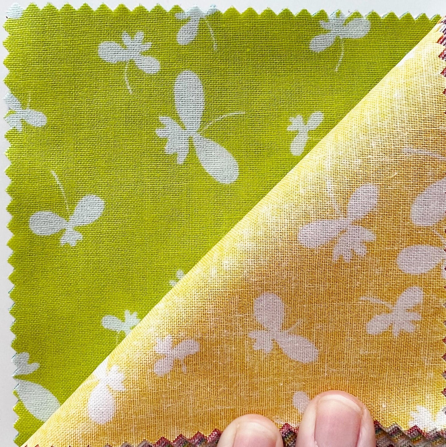 DESTASH Mojito Oop Layer Cake, Windham Fabrics, 10" Precut Multicolored Floral Fabric Squares, Another Point Of View