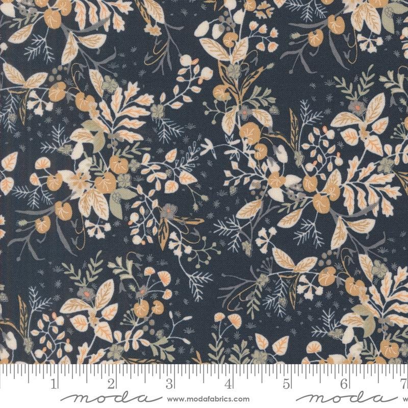 Rainier 5" Charm Pack, Moda 38140PP, 5" Precut Peach Blue Tan Cream Gray Floral Charm Pack Fabric Squares, Jessica Rose