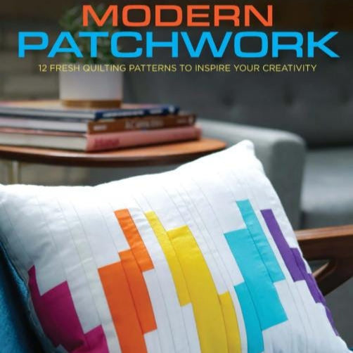 Modern Patchwork Quilt Pattern Book, Liesure Arts LA7493, 12 Contemporary Quilt Design Projects Patterns