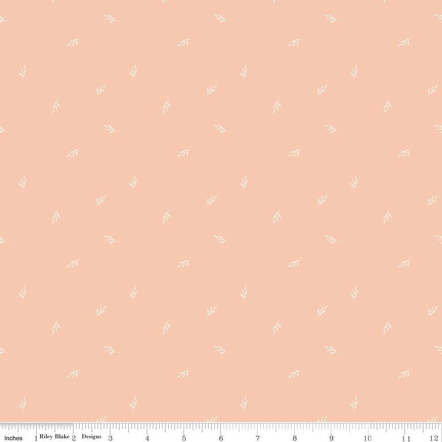 Garden Dreams 5" Stacker, Riley Blake 5-15090-42, 5" Precut Pink Green Mustard Orange Floral Fabric Squares, Amber Elliot