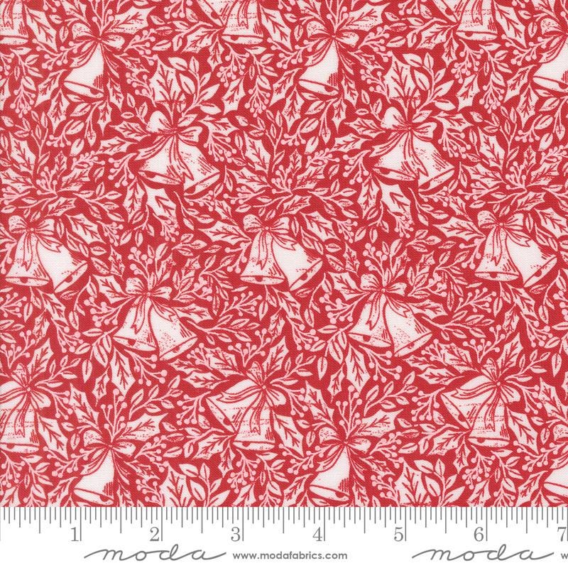 Berry and Pine 10" Layer Cake, Moda 5240LC, 10" Precut Red Green Gray Floral Christmas Fabric Squares, Lella Boutique