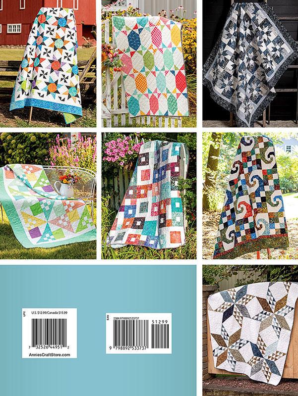 Forever Fabulous Fat Quarter Quilts Pattern Book, Annie's Quilting 141531, Fat Quarters FQ Pattern Book, 9 Quilt Design Patterns