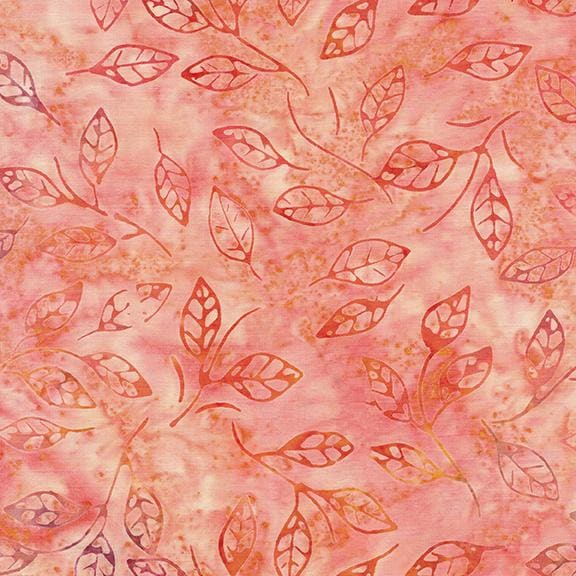 Breezy Strip Pack, Island Batik, 2.5" Precut Orange Green Purple Batik Jelly Roll Fabric Strips