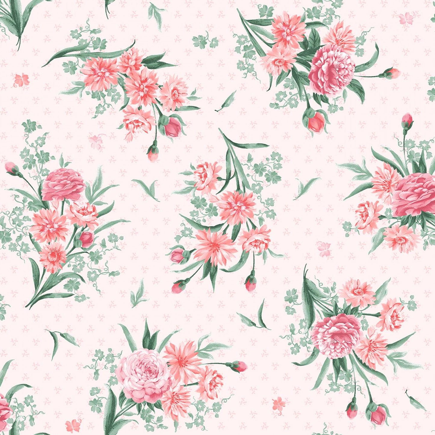 Garden Picnic 5" Charm Pack, Maywood Studio CP-MASGAPI, 5" Precut Pink Green Black Floral Charm Pack Fabric Squares