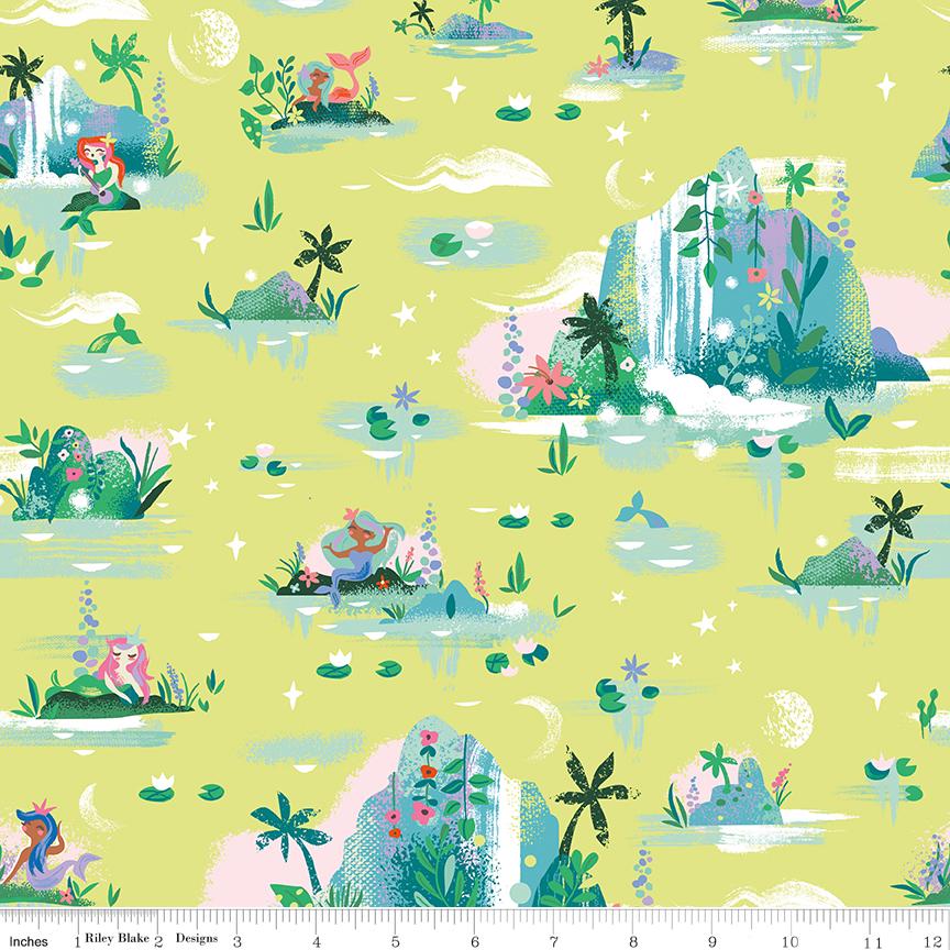 Forever Neverland 5" Stacker, Riley Blake 5-15900-42, 5" Precut Peter Pan Storybook Fabric Squares, Jill Howarth, Children's Quilt Fabric
