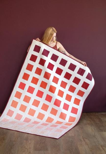 Quilts in Modern Color Quilt Pattern Book, C & T Publishing 11599, 14 Contemporary Ombre Quilt Projects, Amber Elliot