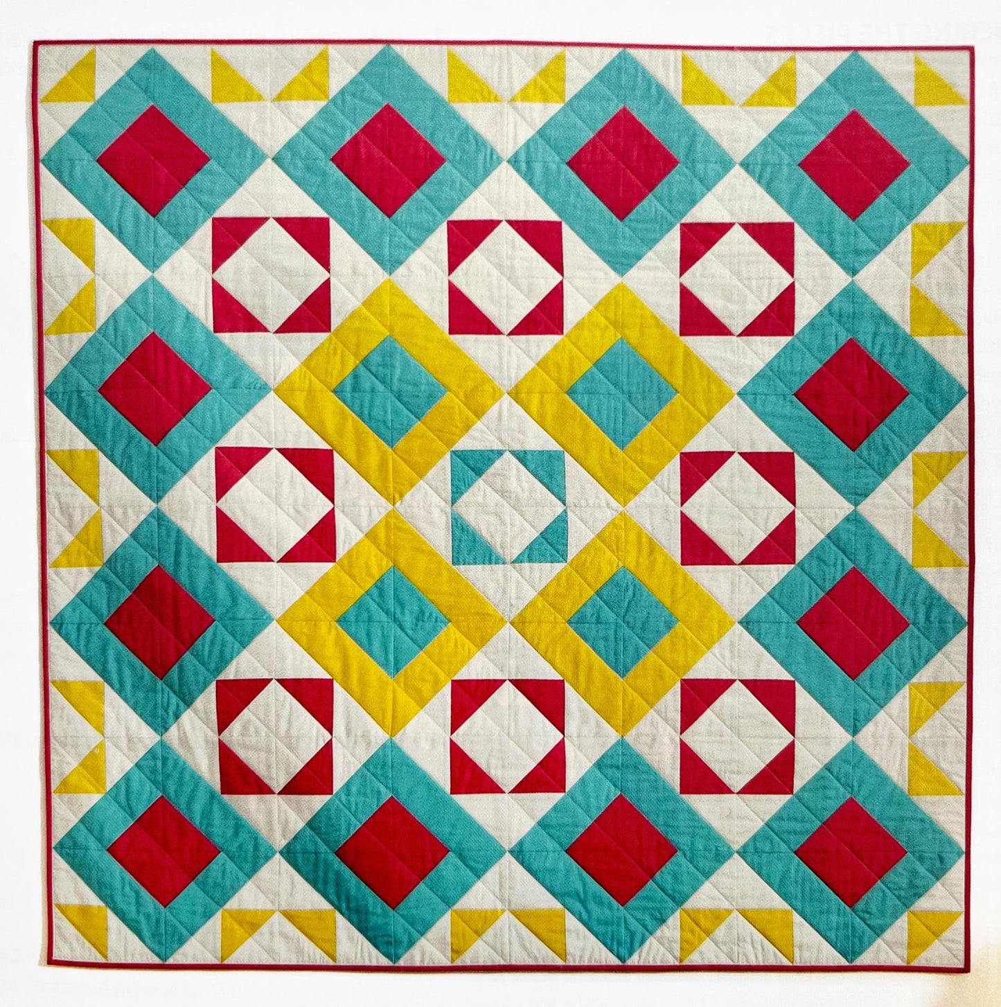 Modern Patchwork Quilt Pattern Book, Liesure Arts LA7493, 12 Contemporary Quilt Design Projects Patterns