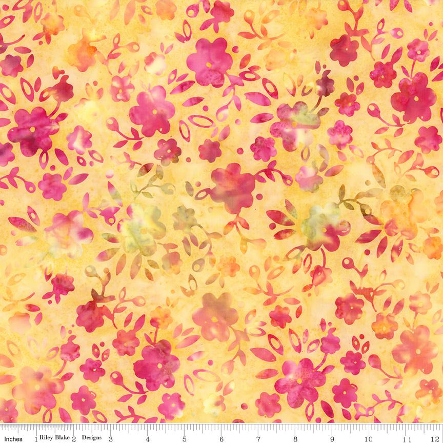 Expressions Batiks - Geometric Splash 5" Stacker, Riley Blake 5-23205-42, 5" Precut Rainbow Colors Batik Fabric Squares