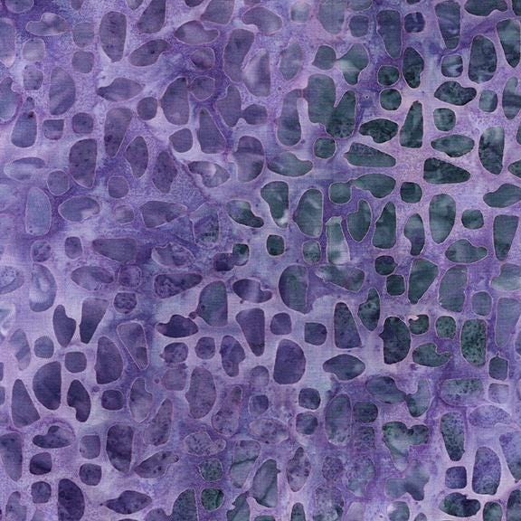 Breezy Strip Pack, Island Batik, 2.5" Precut Orange Green Purple Batik Jelly Roll Fabric Strips