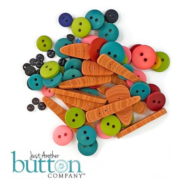 On Wander Lane - FROST HILL Button Pack, Art to Heart 10686, Specialty Buttons Nancy Halvorsen, Just Another Button Company