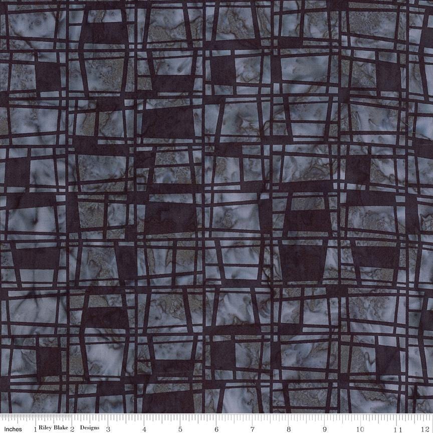 Expressions Batiks - Retro Revival 5" Stacker, Riley Blake 5-23276-42, 5" Precut Mid Century Modern Teal Orange Green Batik Fabric Squares