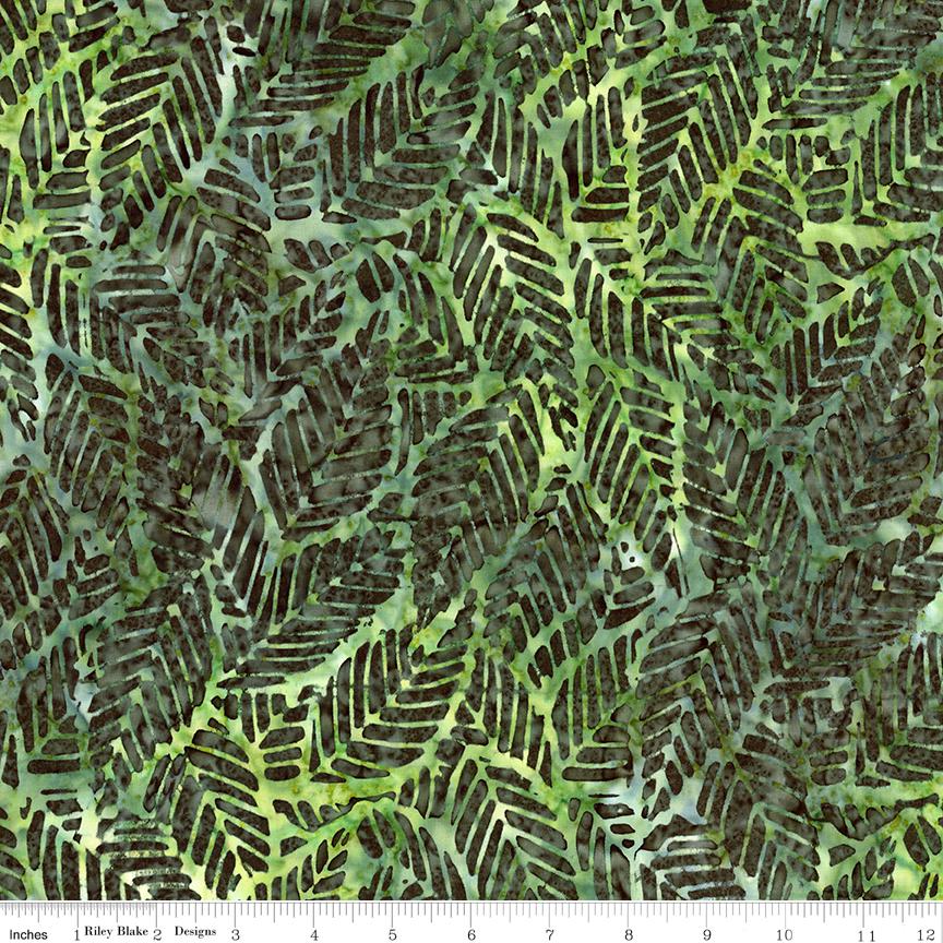 Expressions Batiks - Floral Reflections 5" Stacker, Riley Blake 5-23186-42, 5" Precut Flowers Leaves Batik Fabric Squares