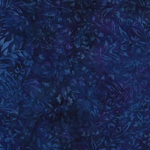 Floral Fun Strip Pack, Island Batik, Batik Jelly Roll, 2.5" Precut Blue Purple Green Batik Fabric Strips