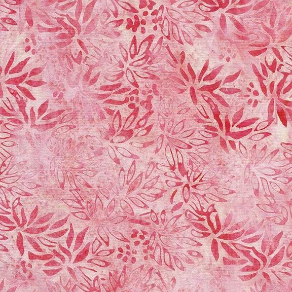 Meadow Hues Strip Pack, Island Batik, Batik Jelly Roll, 2.5" Precut Pink Green Purple Batik Fabric Strips