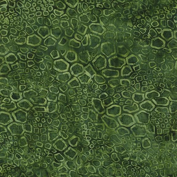Earth Essence Stack, Island Batik, 10" Precut Fabric Squares, Green Brown Beige Batik Fabric Squares