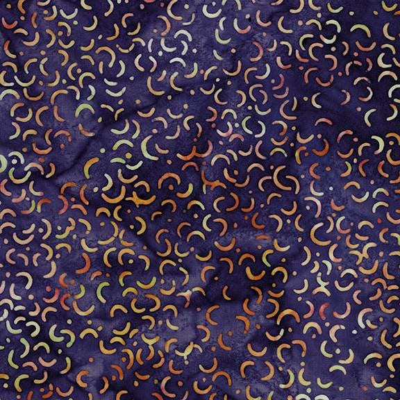 Sunset Stack, Island Batik, 10" Precut Purple Pink Orange Yellow Batik Layer Cake Fabric Squares