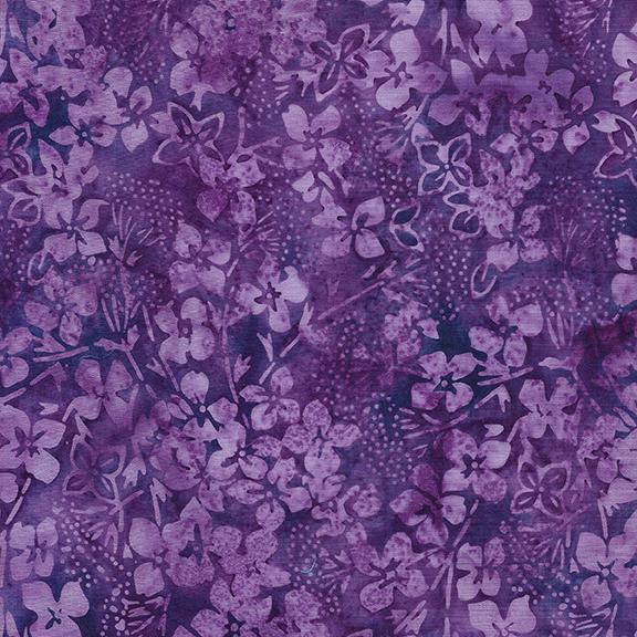 Floral Fun Strip Pack, Island Batik, Batik Jelly Roll, 2.5" Precut Blue Purple Green Batik Fabric Strips