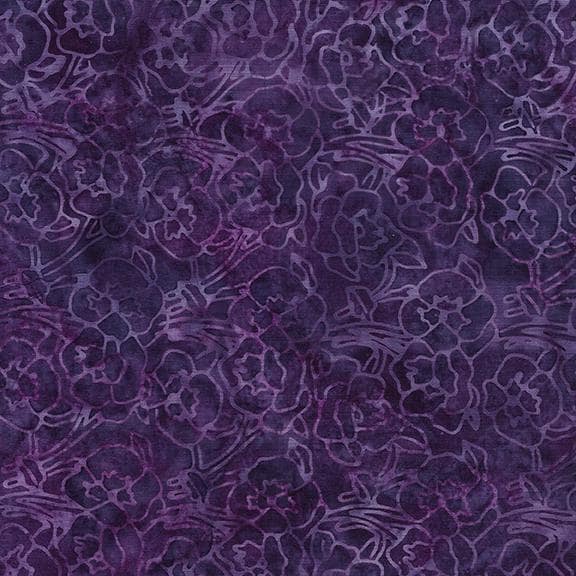 Floral Fun Strip Pack, Island Batik, Batik Jelly Roll, 2.5" Precut Blue Purple Green Batik Fabric Strips