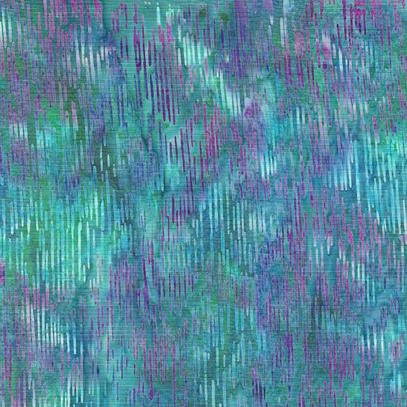 Essence Strip Pack, Island Batik, Batik Jelly Roll, 2.5" Precut Turquoise Blue Purple Green Batik Fabric Strips
