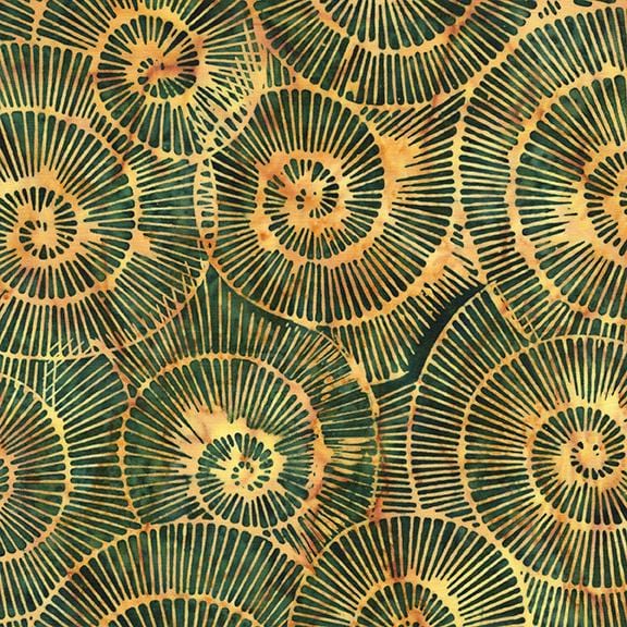 Earth Essence Stack, Island Batik, 10" Precut Fabric Squares, Green Brown Beige Batik Fabric Squares