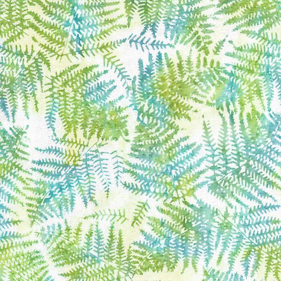 Petal Poetry Stack, Island Batik, 10" Precut Green Purple Blue Batik Layer Cake Fabric Squares