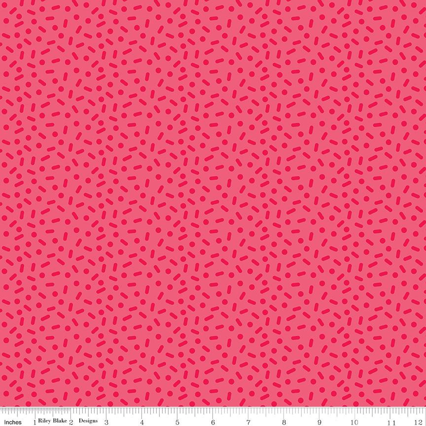 Gingerbread Kisses 5" Stacker, Riley Blake 5-16440-42, 5" Precut Christmas Xmas Charm Pack Fabric Squares, Doodlebug Design