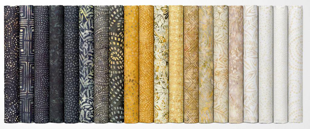 Tonga Amber Batik 10" Squares, Timeless Treasures Treat-Square42 Amber, 10" Precut Gold Tan Black Cream Batik Quilt Fabric Squares