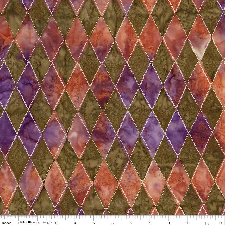 Expressions Batiks - Fright This Way 18 Fat Quarter Bundle, Riley Blake FQ-23340-18, 18 x 22 Fabric Cut, Batik Halloween Fabric, Gervais