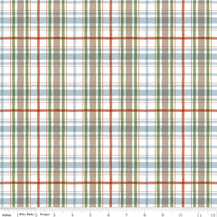 Santa's Tree Farm 10" Stacker, Riley Blake 10-16450-42, Old Fashioned Christmas Xmas Quilt Fabric Squares, Lisa Audit