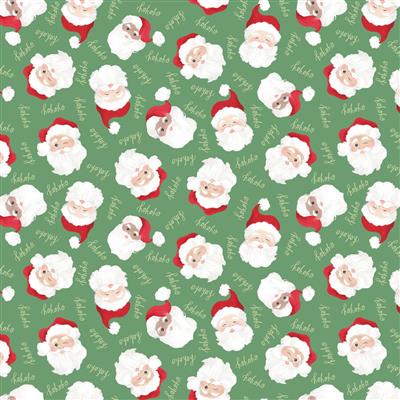 Santa Paws 18 Fat Quarter Bundle with Panel, Clothworks FQ0503, Christmas Xmas Animals Quilt Fabric