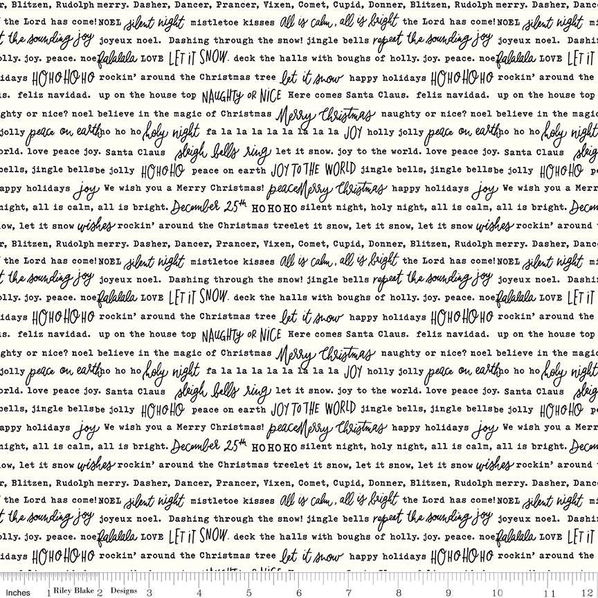 Charming Christmas 10" Stacker, Riley Blake 10-16350-42, 10" Precut Christmas Xmas Floral Fabric Squares Stacker, Kelsey Carlson