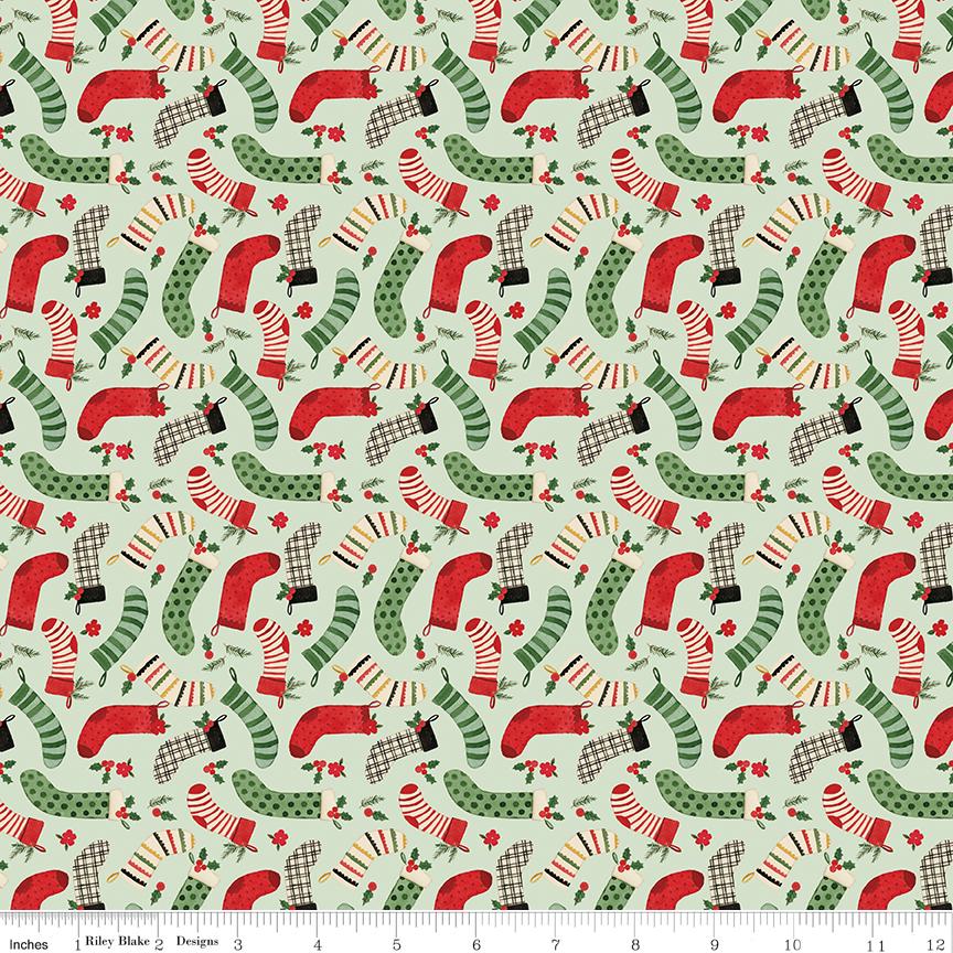 Charming Christmas 2.5" Rolie Polie, Riley Blake RP-16350-40, 2.5" Precut Red Green Christmas Fabric Strips, Kelsey Carlson