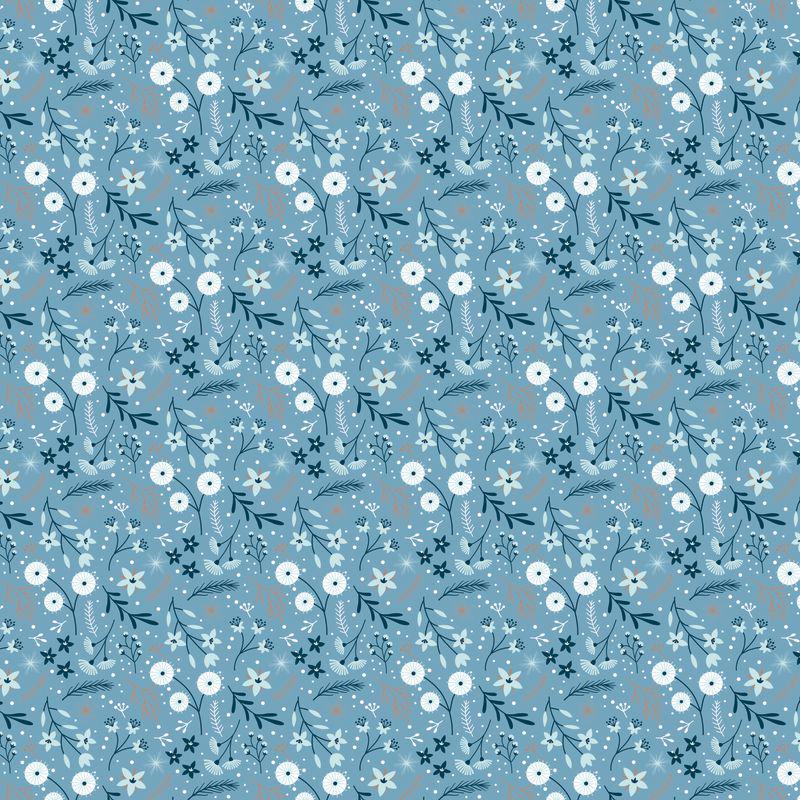 Winter Magic 5" Stacker, Riley Blake 5-16360-42, Precut 5" Blue White Winter Polar Bears Penguins Reindeer Fabric Squares, Dani Mogstad