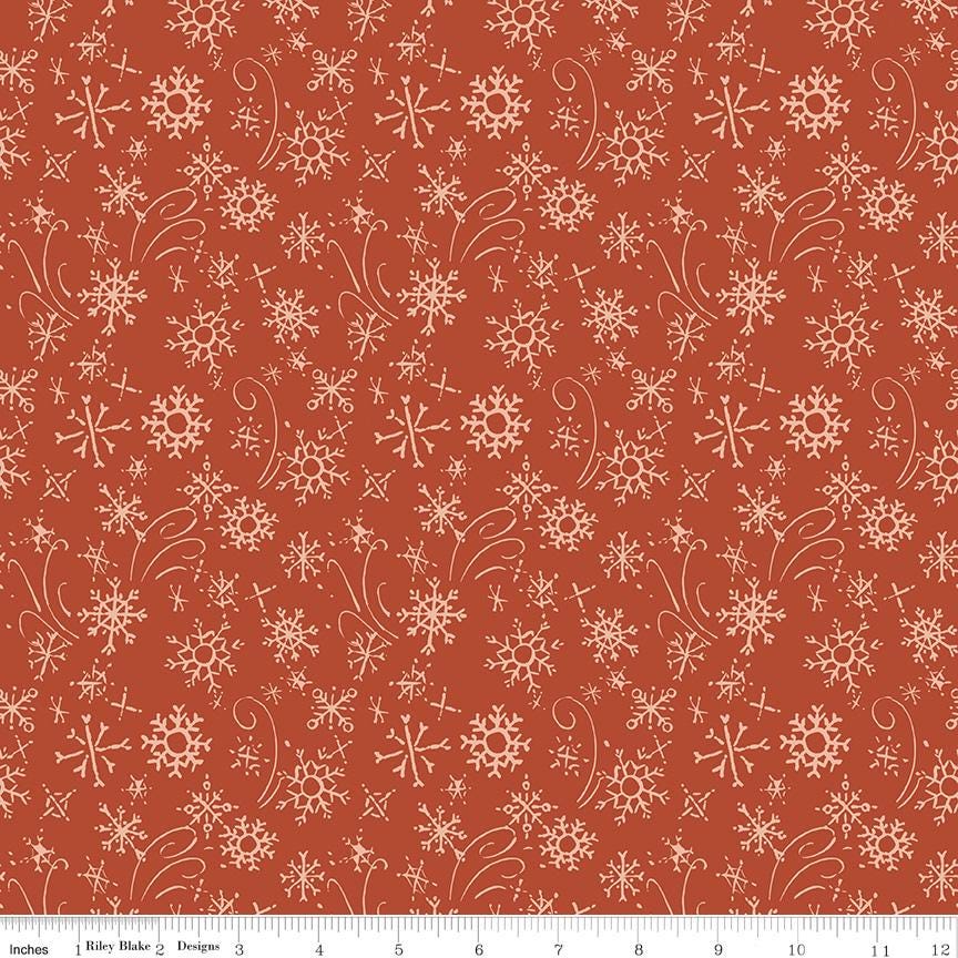 Santa's Tree Farm 15 Fat Quarter Bundle, Riley Blake FQ-16450-15, 18 x 22 Fabric Cut, Christmas Xmas Santa Trees Winter Fabric, Lisa Audit